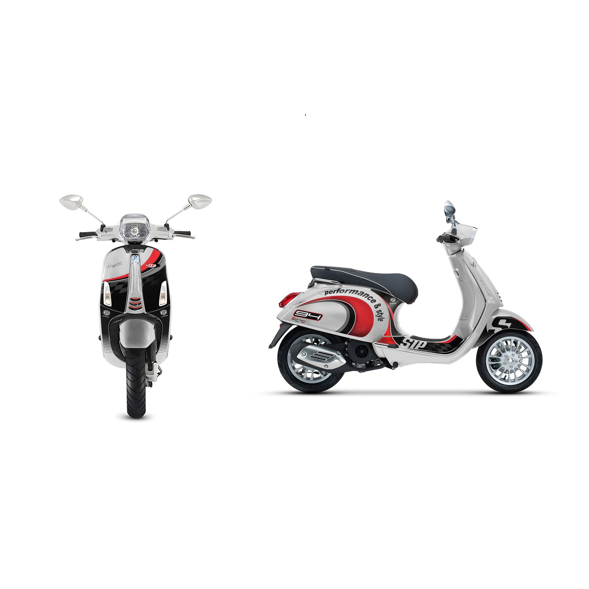 SIP Aufkleberdekorset für Vespa Sprint/Primavera