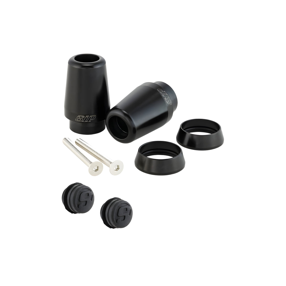 Lenkerendengewichte SIP Series Pordoi 60mm Ø 38mm schwarz für Vespa GTS GTS Super GTV GT 60 GT GT L 125-300ccm