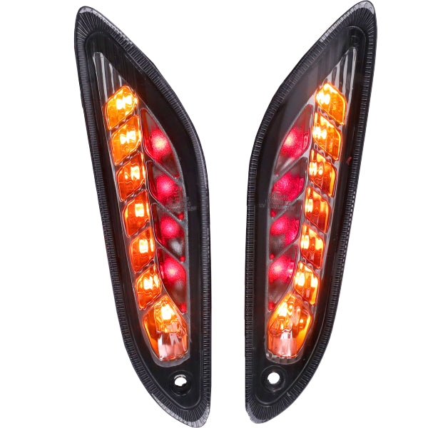 Blinker Set DMP E-Zulassung Luxus inkl. Brems-/Rückfahrlicht hinten smoked Primavera, Sprint