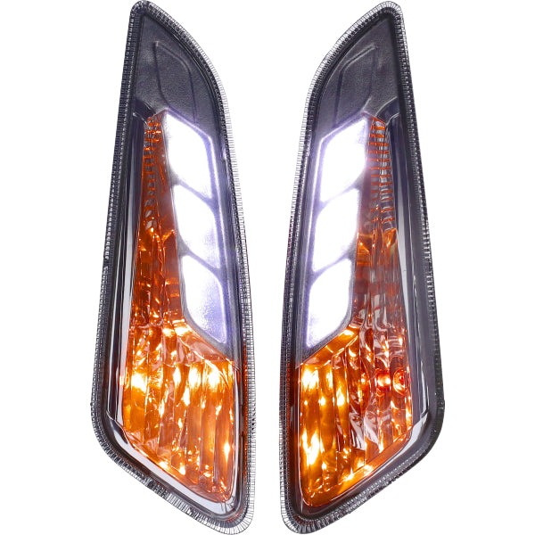 Blinker Set DMP LED Tagfahrlicht Glühbirne/Clip für leicht getönt Primavera, Sprint