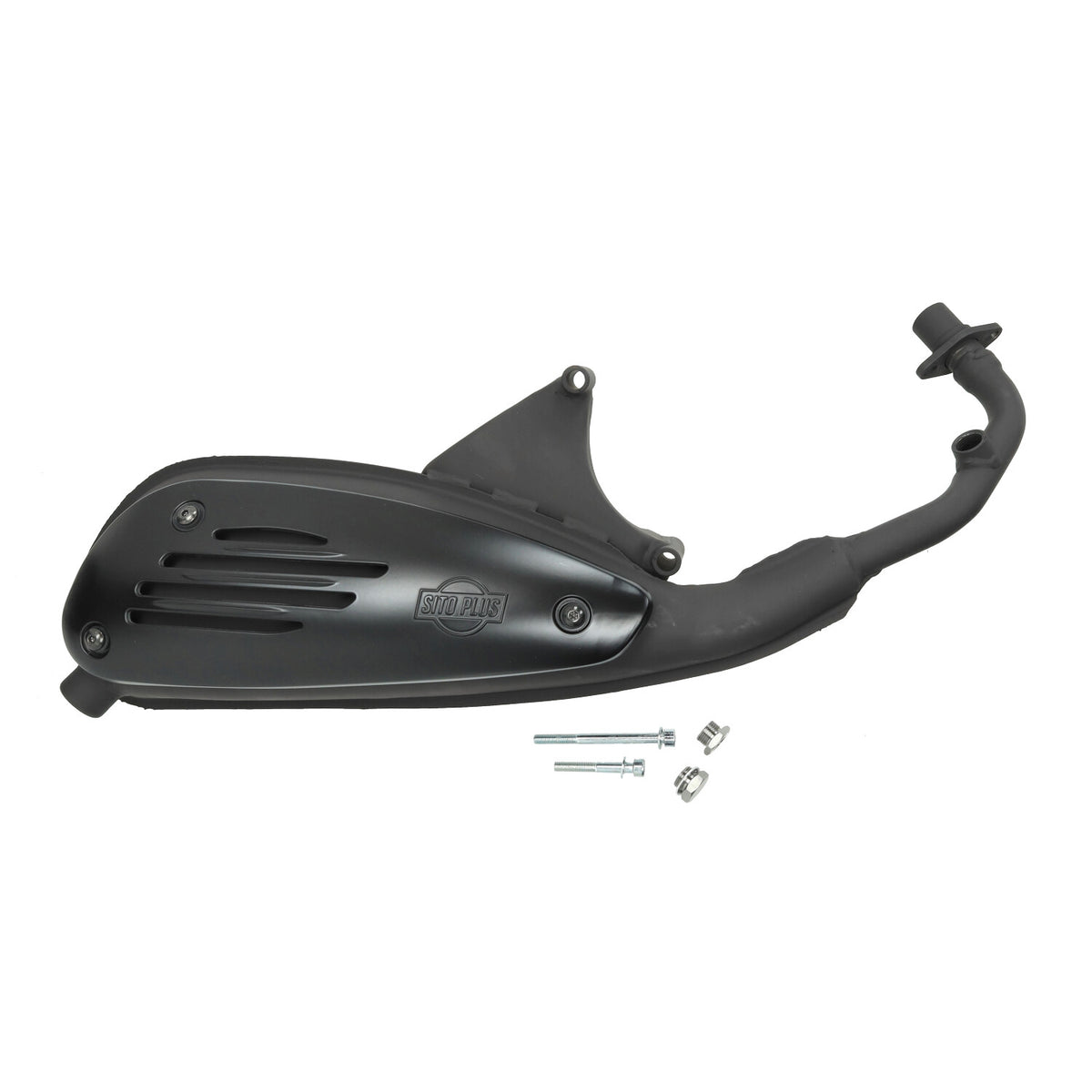 Auspuff Sitoplus schwarz Piaggio, Primavera, Sprint, Zip, Liberty 4t 0749b