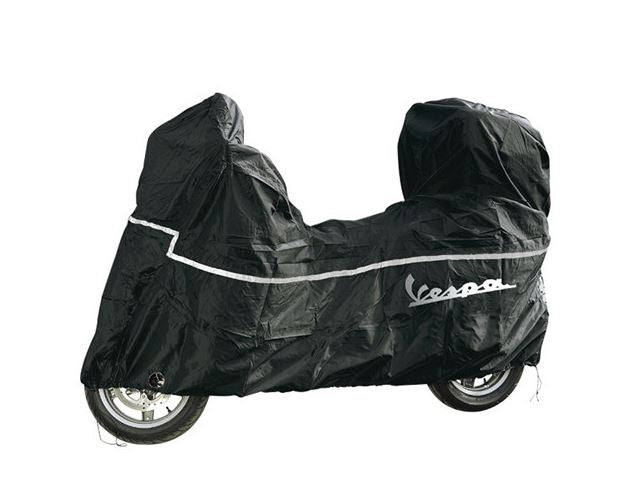 Abdeckplane Piaggio Original + Windschutzscheibe/Koffer groß schwarz GTS 300 (euro4), GTS alle Modelle, GTV 605291m001