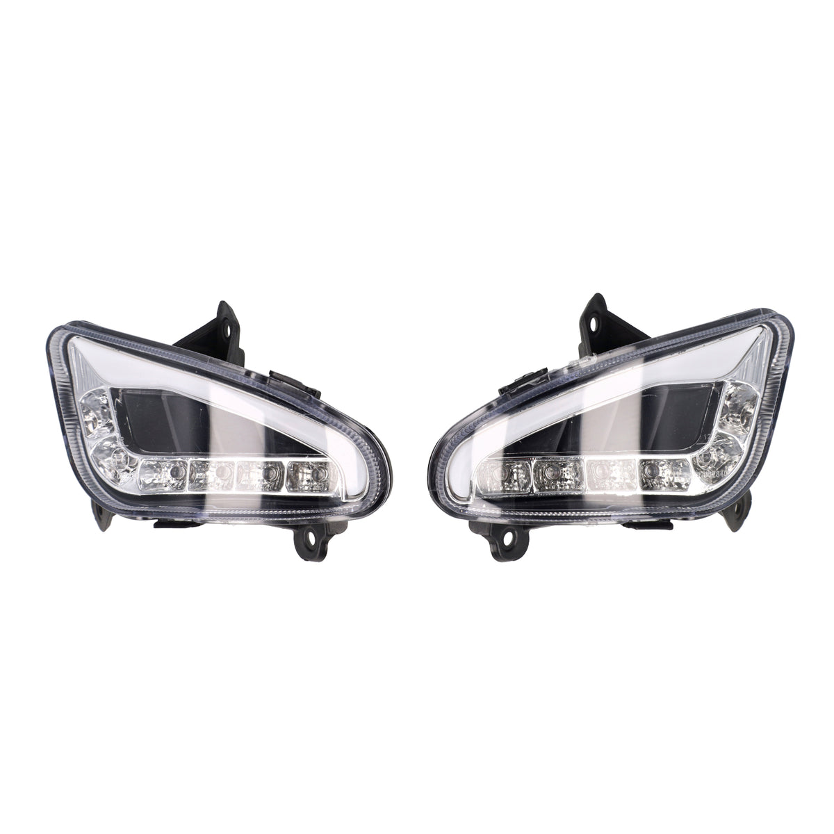 Blinker Set DMP LED Matrix E-Zulassung hinten mit klarem Lichtleiter Audi-Optik agm VX50, china LX/napoli, GTS toscana, riva