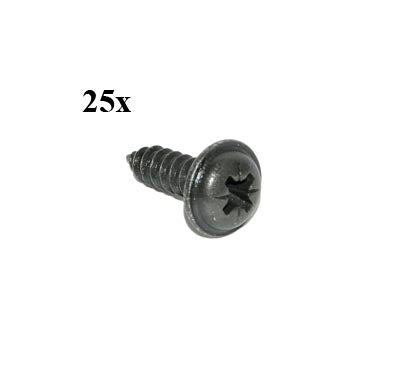 Schraube Verkleidung für Indikator Sprint / Primavera 3.5x16mm schwarz 25Stück