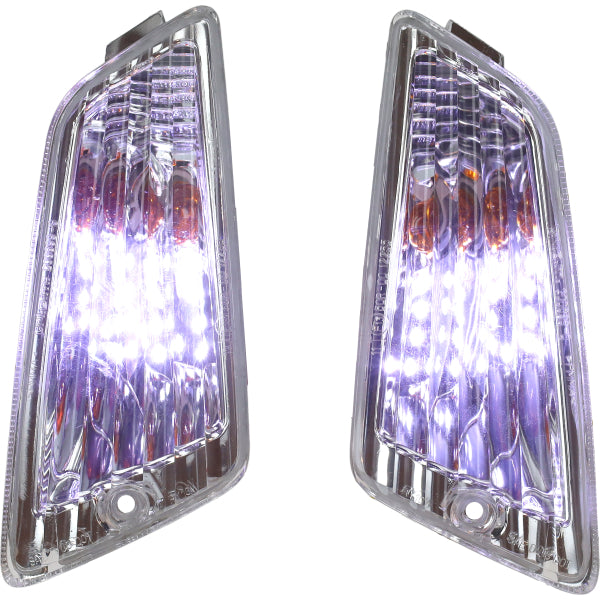 Blinker Set Power1 LED E-Zulassung Audi E-Prüfzeichen für farblos GTS alle Modelle, GTS super 300cc