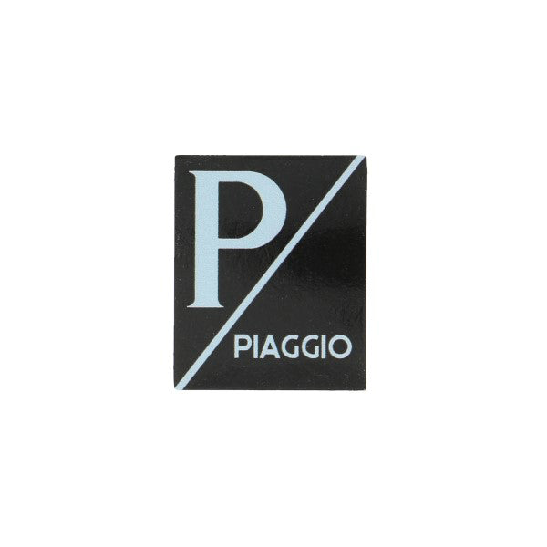 Aufkleber Logo Frontscheibe schwarz/schwarz LX, Piaggio, Primavera, Sprint