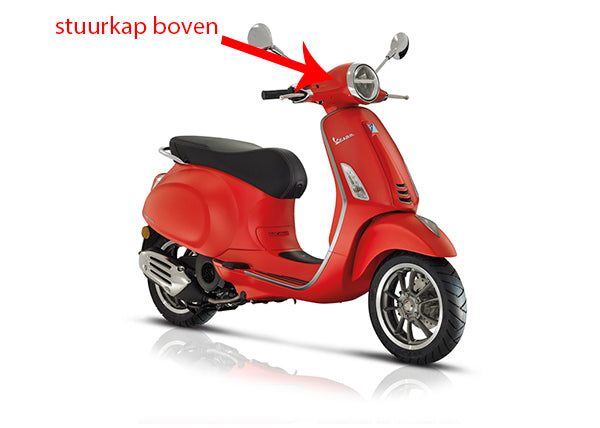 Lenkerverkleidung Piaggio Original oben Matt rot 896/a Primavera 67364600s8