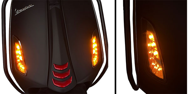 Blinker Set DMP LED Luxus für Schwarz/Rauch Primavera, Sprint