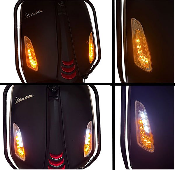 Blinker Set DMP LED Tagfahrlicht klar für Primavera, Sprint
