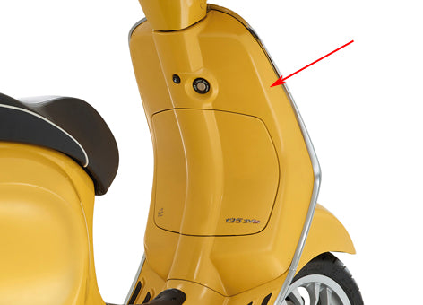Beinschild Piaggio Original Gelb positano 968/a Sprint 1b003620500l5