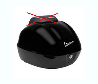 Topcase Piaggio Original Schwarz glänzend 94 Sprint 1b0000160090