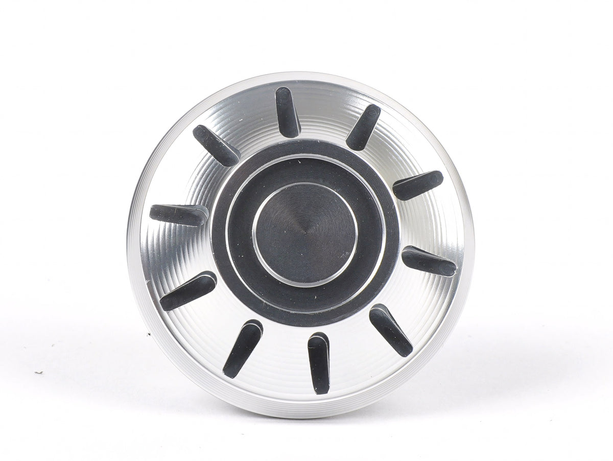 Abdeckkappe Radmutter / Felge Ø 35mm Moto Nostra CNC, für Vespa PX (-1984 hinten), Rally, Sprint, TS, GT, GTR, GS160, SS180, V50 Special (V5B ab Bj. 1972), V50N, SS50-90, PV125, ET3, für Vespa ET2, ET4, GT, GTL, GTS, GTV, LX, LXV, S, Gilera