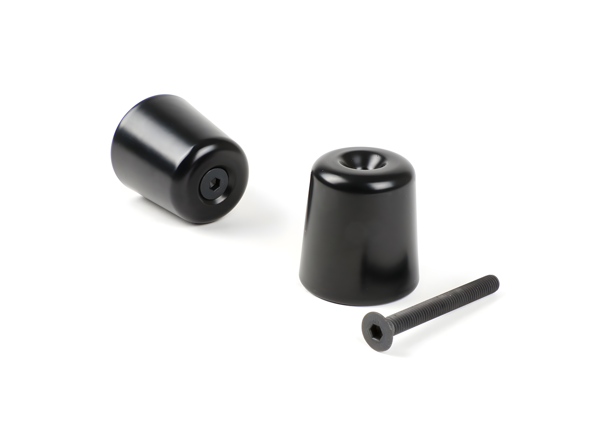 Lenkerendengewichte-Set Moto Nostra Vibrationsdämpfer 282g schwarz matt für Vespa GT, GTL 125-200, GTS 125-300, GTV 125-300, Aprilia Scarabeo 400, 500, SR Max 125-300, Gilera GP 800, Nexus 125-500, Piaggio Beverly 125-500, X10 125