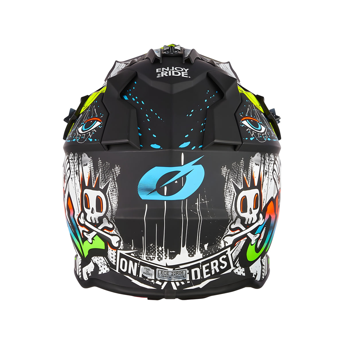 Motocross Helm O'Neal 2SRS Rancid ECE22.06 Motorradhelm MX