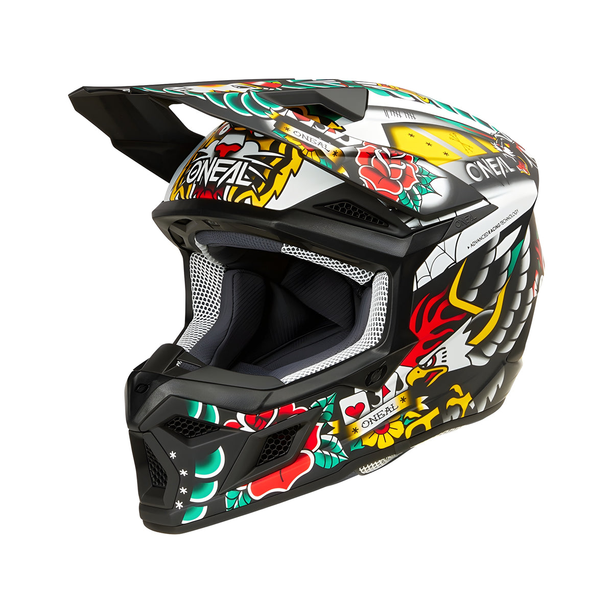 Motocross Youth Helm O'Neal 3SRS Inked ECE22.06 / Quin ready Motorradhelm MX