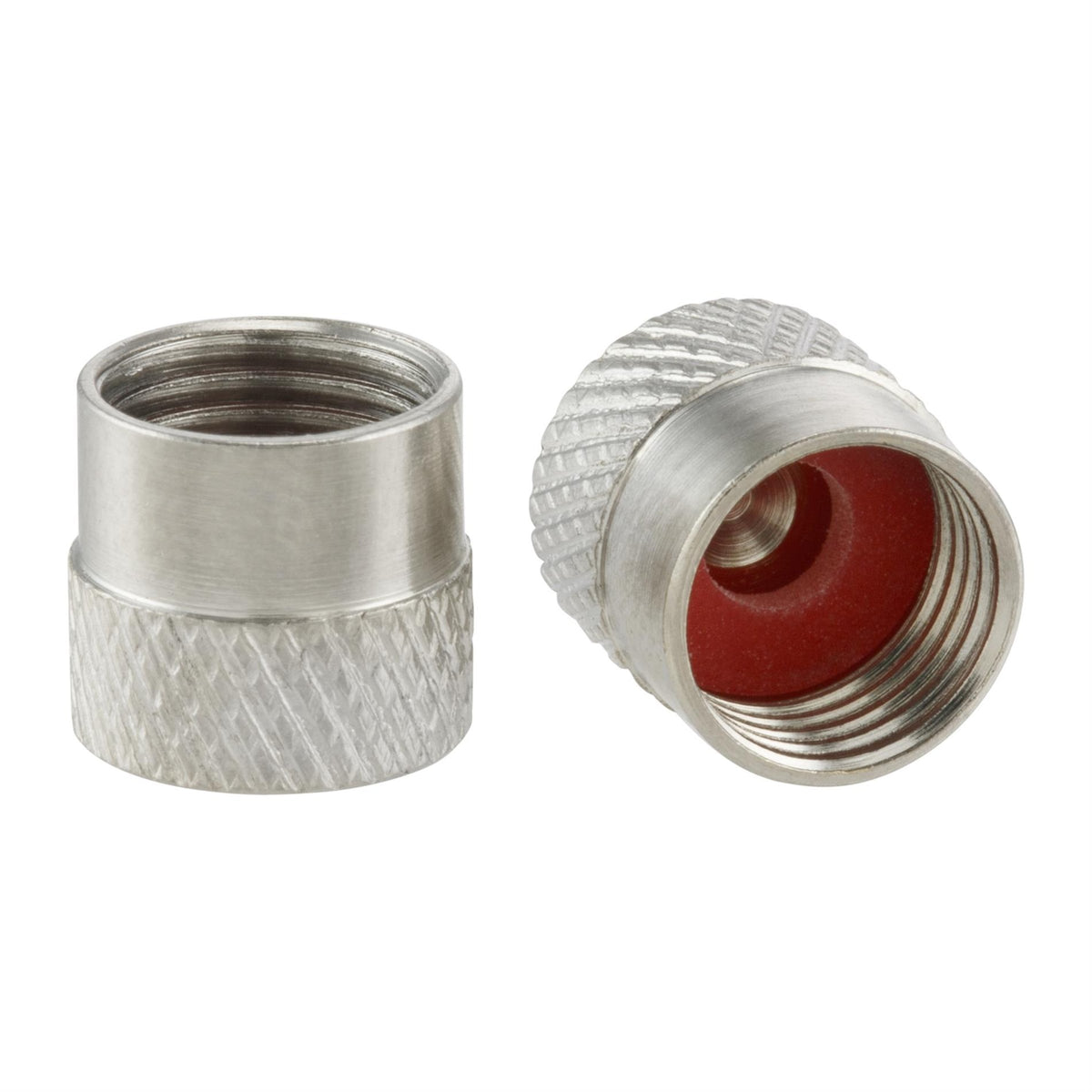 Ventilkappen SIP SERIES PORDOI schwarz/silber, 2 Stück