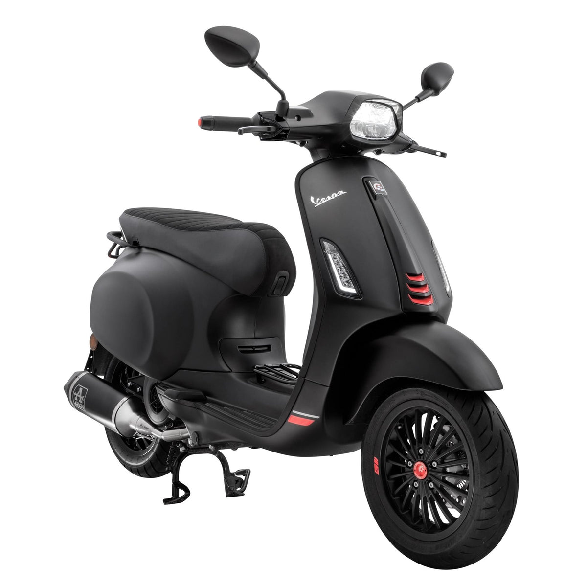 Monoschlitzrohr Beinschild SIP Primavera/Sprint schwarz matt