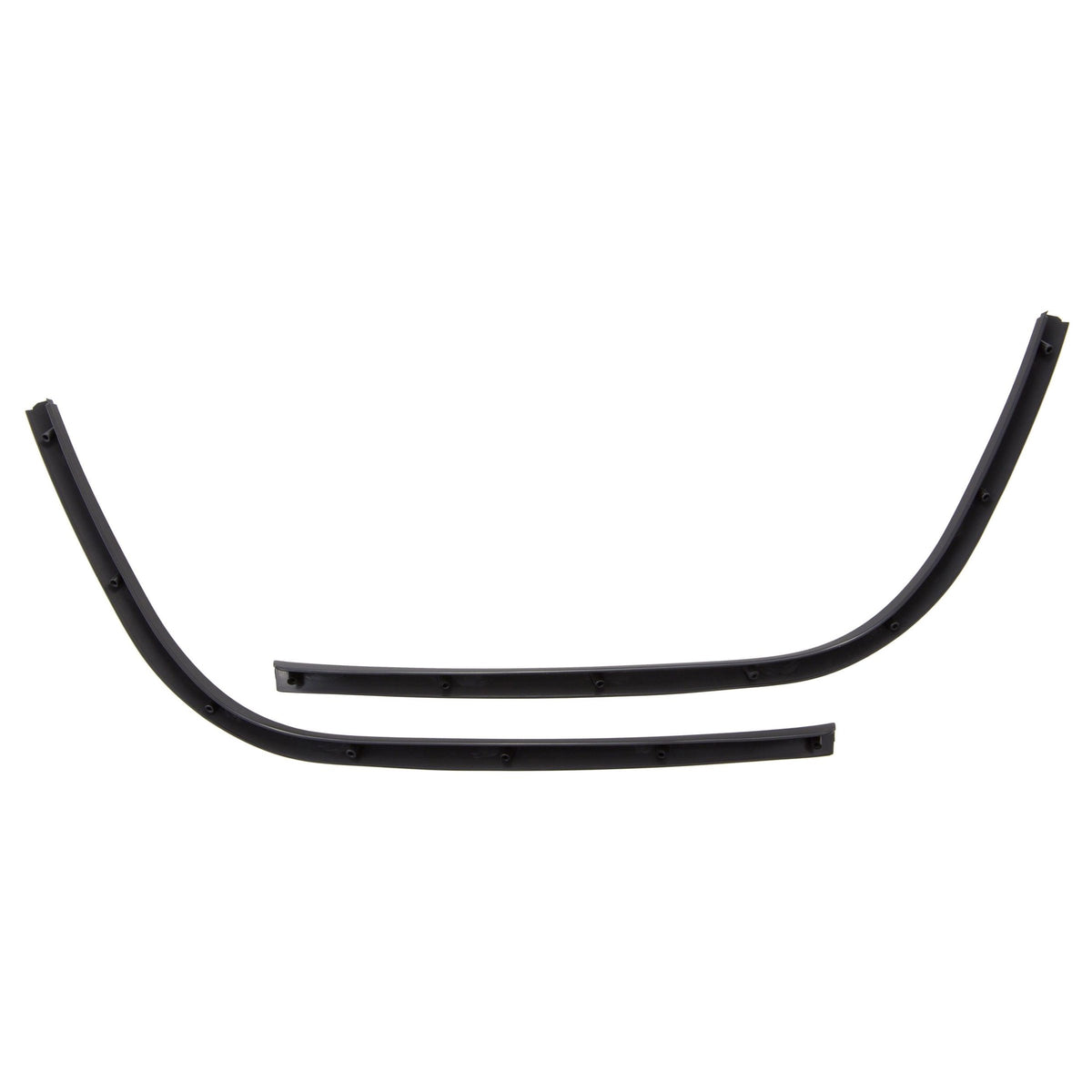 Monoschlitzrohr Beinschild & Trittblech SIP schwarz matt