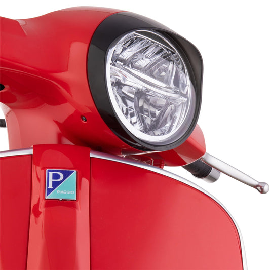 Lampenring SIP für Vespa GTS schwarz glänzend