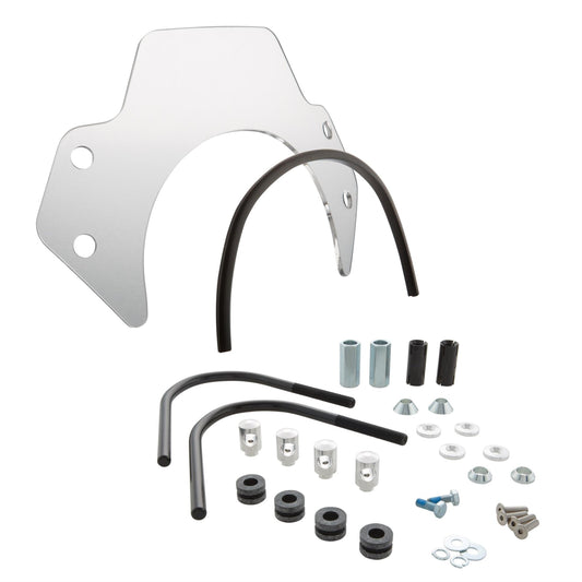 Flyscreen SIP SERIES PORDOI klar/schwarz für Vespa GTS