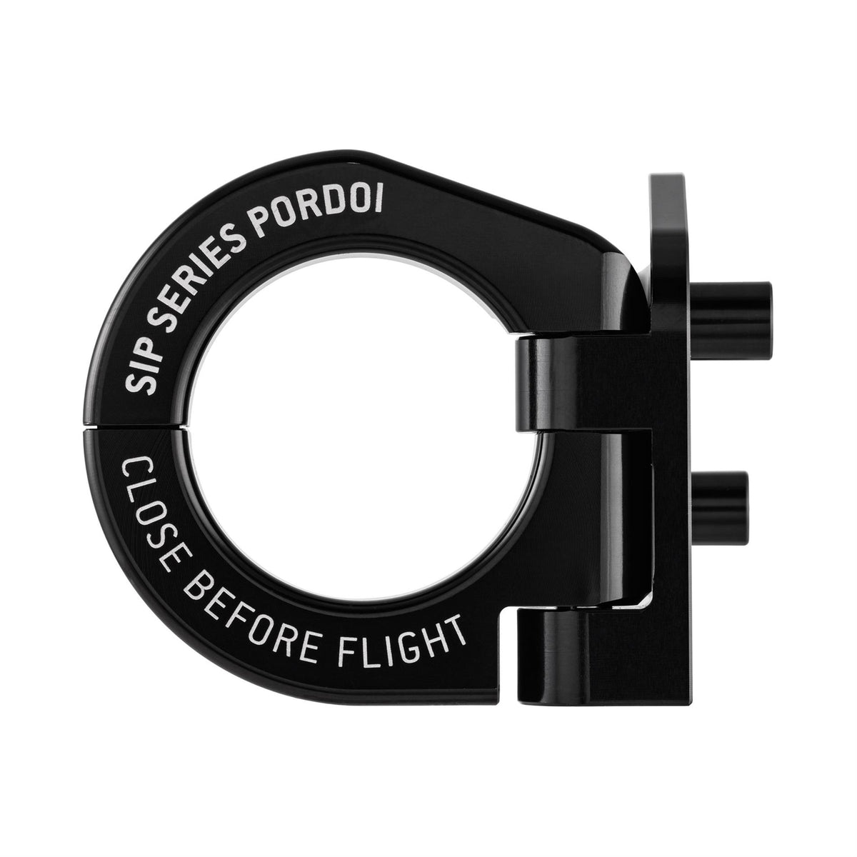 SIP SERIES PORDOI Gepäckhaken klappbar schwarz