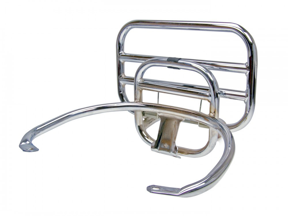 Top Case Träger / Gepäckträger klappbar Chrom für Vespa GT, GTS