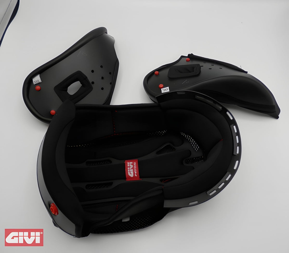 Innenfutter GiVi mit Wangenpolster für HX16 Klapp-Helm Voyager