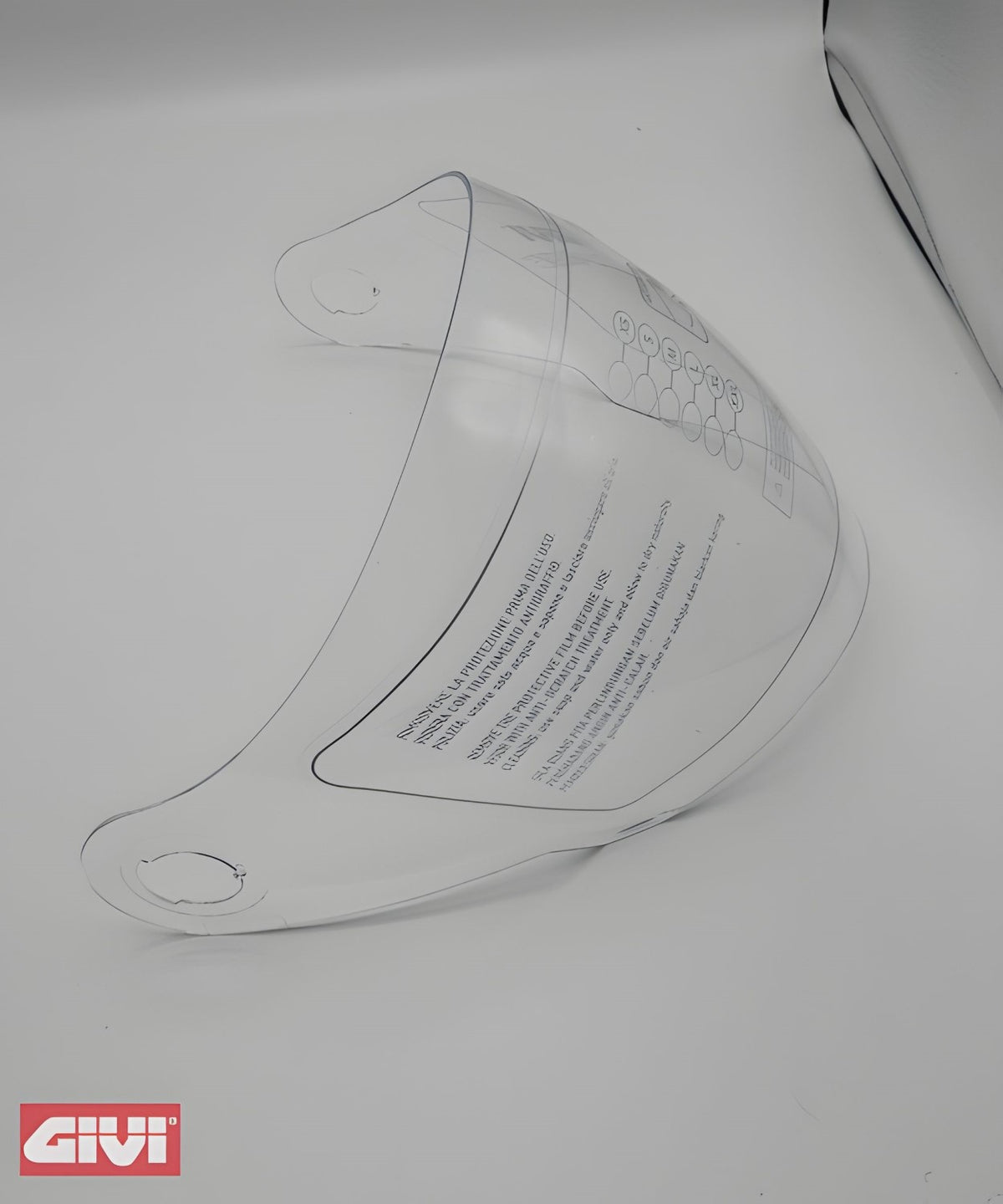 Visier GiVi transparent mit ECE für H12.3 Jet-Helm Stratos