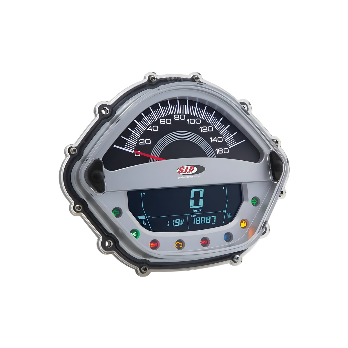 Drehzahlmesser / Tacho SIP Performance 160 km/h 16.000 U/min für Vespa GTS GTS Super 125-300cc 2014