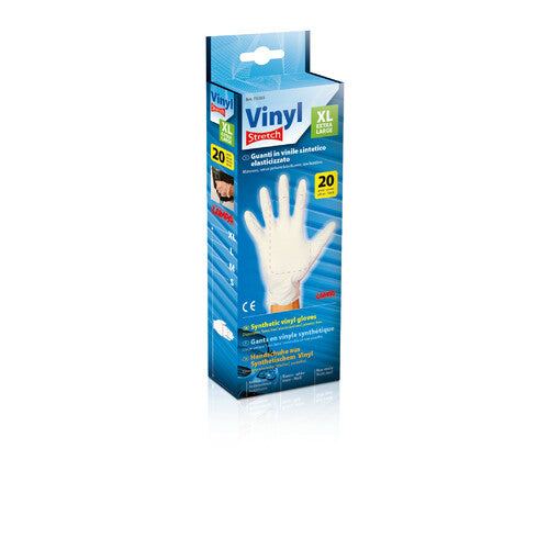 Handschuhe Lampa aus elastisiertem synthetischem Vinyl - 20 St.