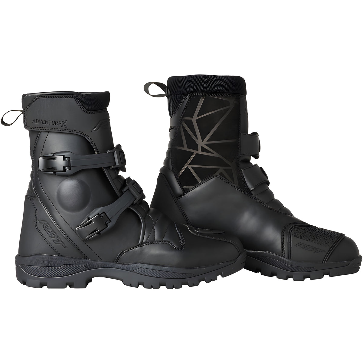 Motorradstiefel RST ADV-X mid wasserdicht schwarz CE