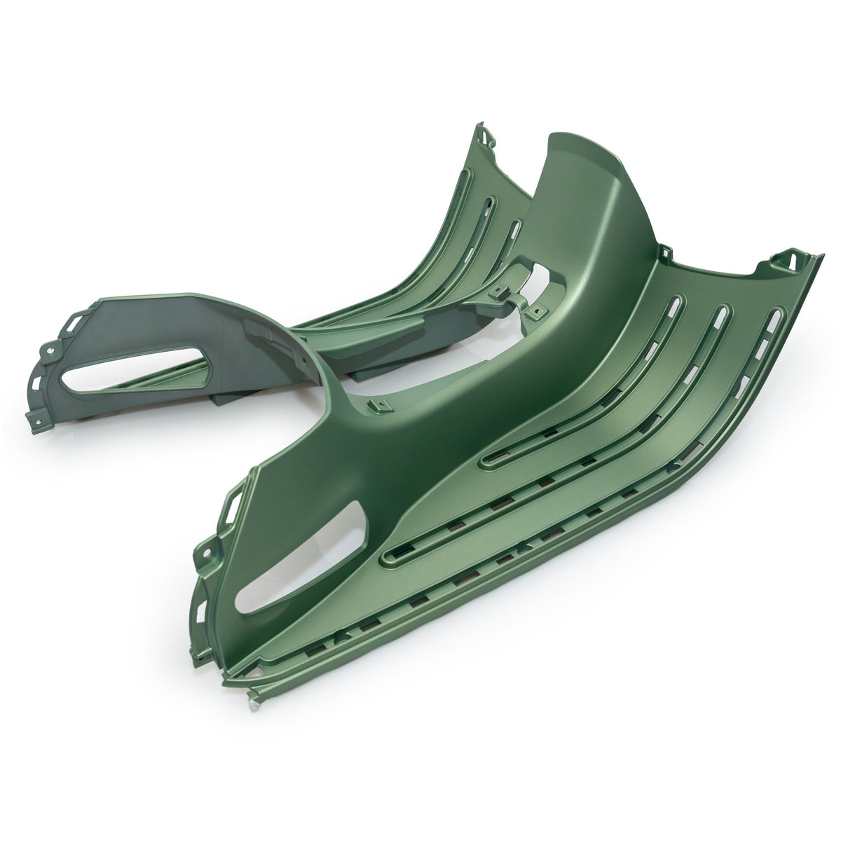 Fußraumabdeckung Piaggio Trittbrett, grün, VV grün 344/A für Vespa GTV, 65663750VV