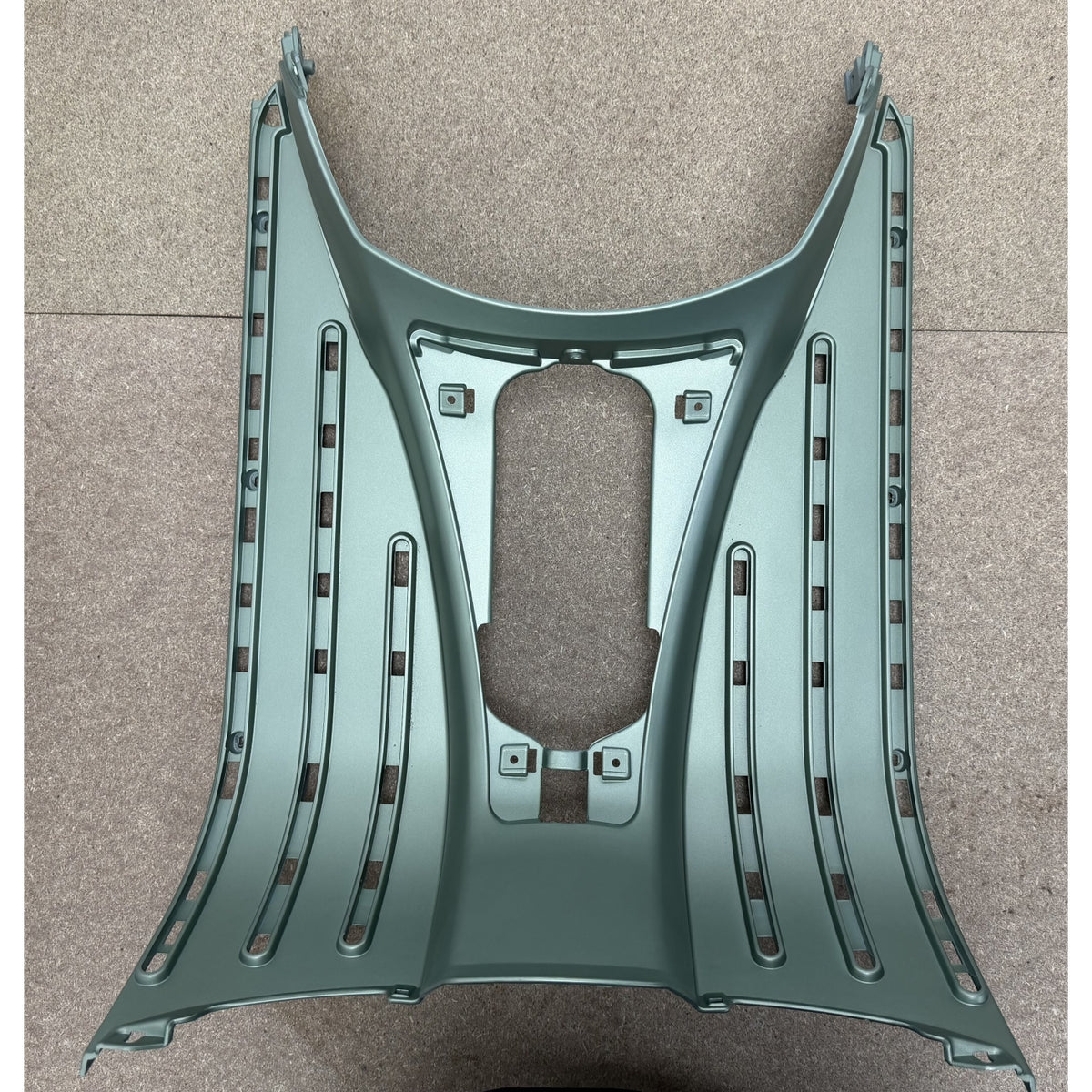 B-Ware, Fußraumabdeckung Piaggio Trittbrett, grün, VV grün 344/A für Vespa GTV, 65663750VV