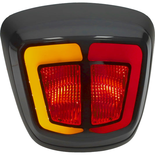 Rücklicht Power1 E-Zulassung + Blinker led rauch euro-4/5 schwarz matt Primavera, Sprint