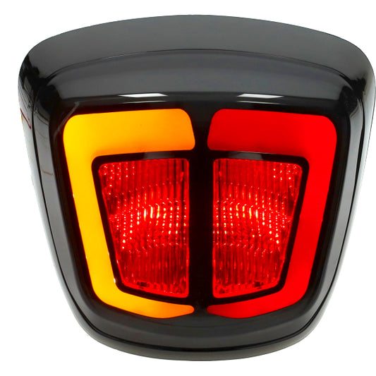 Rücklicht Power1 E-Zulassung + Blinker led rauch euro-4/5 schwarz glänzend Primavera, Sprint