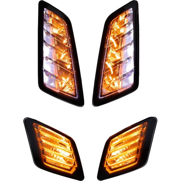Blinker Set Power1 vorne + hinten E-Zulassung LED smoked GTV, GTS alle Modelle