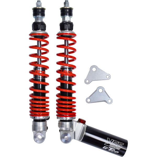 Stoßdämpfer Set YSS hinter g-top G-Top 340mm rot/schwarz GTS alle Modelle, GTS300 euro-5 tm302-340trc-11-858