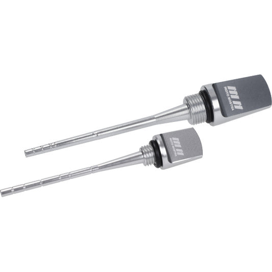 Ölpeilstab Moto-Nostra Set Aluminium cnc m20 silber GTS 125cc, GTS 250cc, GTS 300, GTS 310, GTV, MP3, Vespa mn1075si