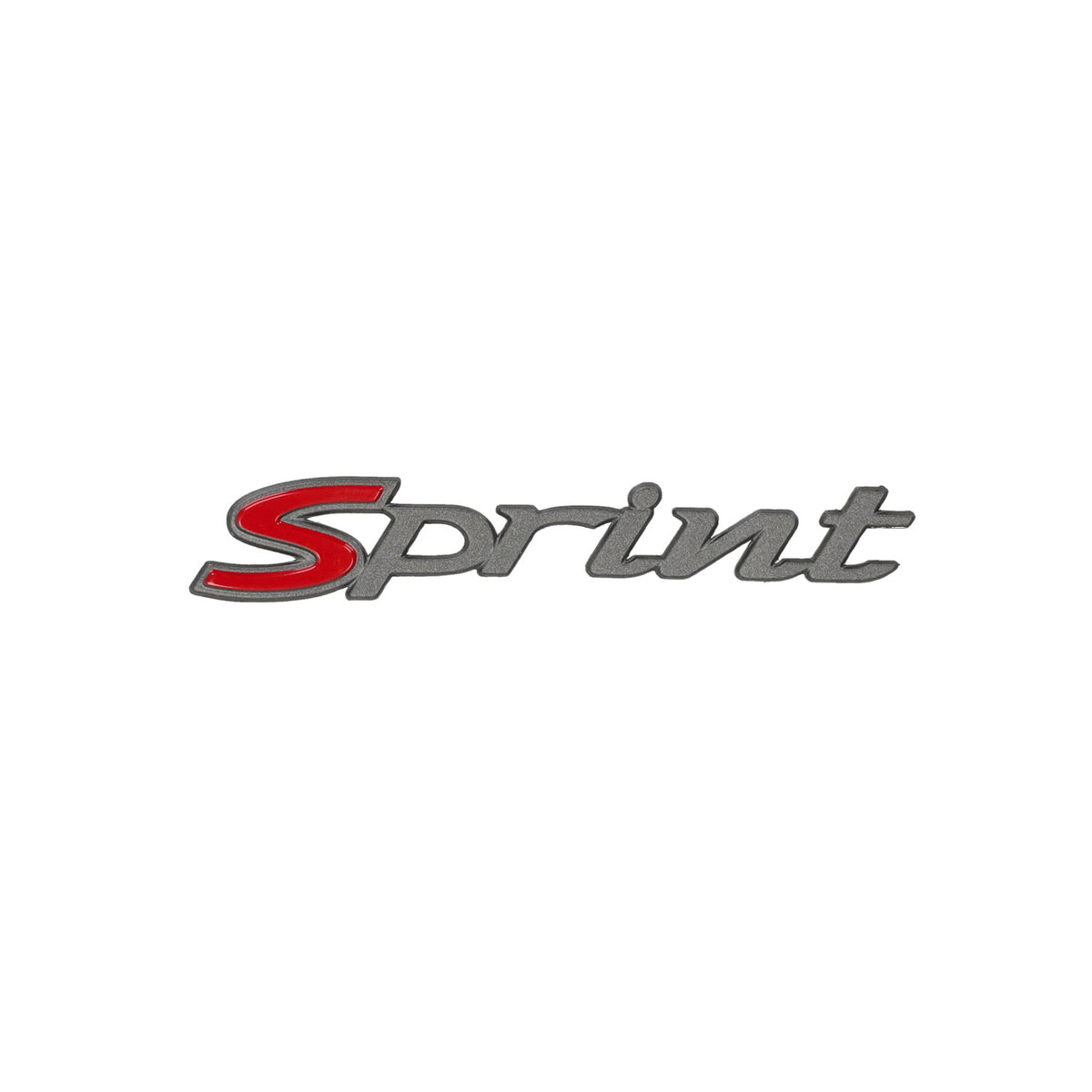 Emblem Piaggio Original Schriftzug [Sprint] Seitenwand euro-4/5/5+ anthrazit elettrica, Sprint 50/125/150 2h006134