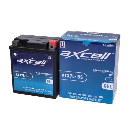 Batterie Axcell atx7l-bs/ytx7l-bs SLA/Gel ATX7L-BS/YTX7L-BS Liberty IGET, Primavera, Sprint, Zip 4t