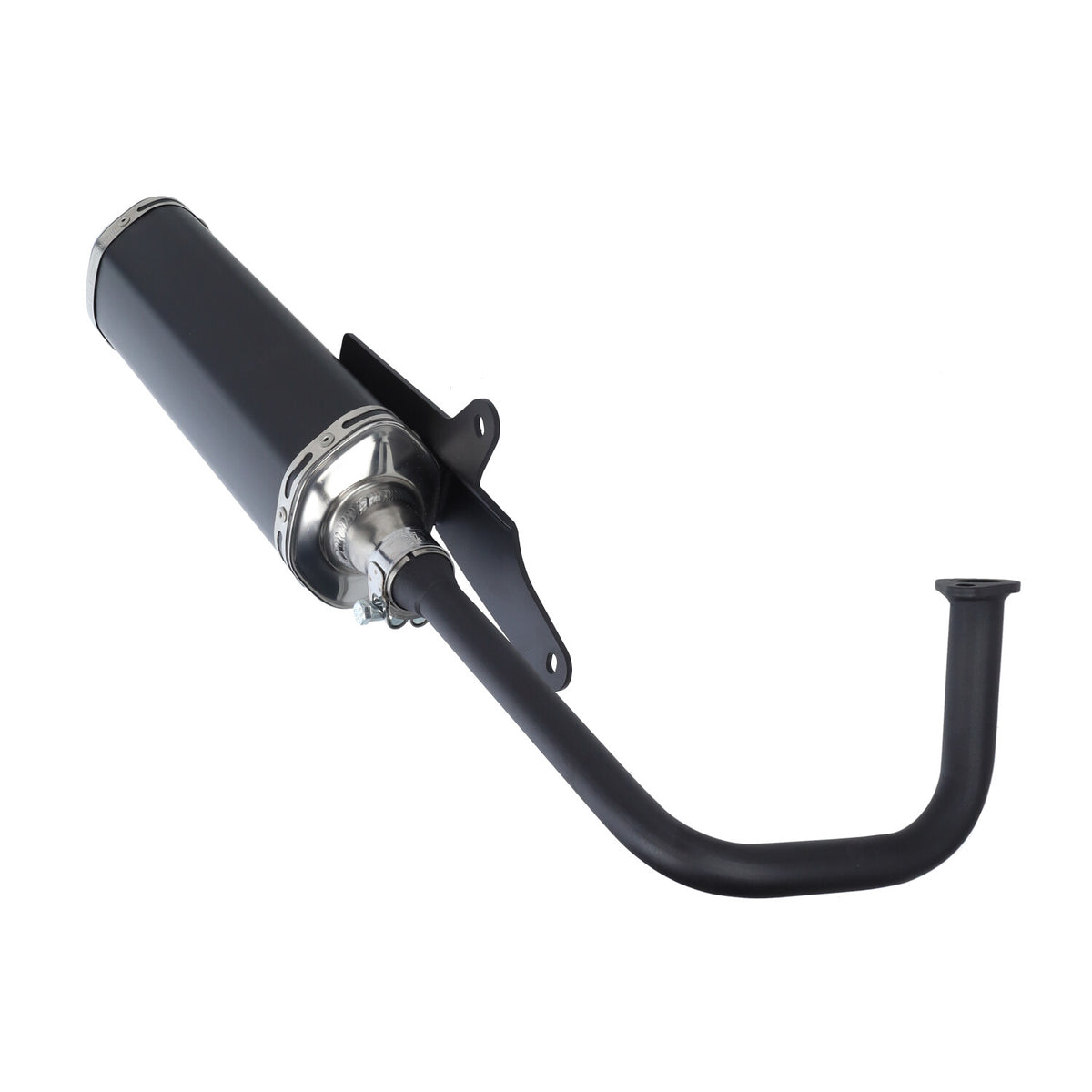 Auspuff Jamarcol oval (hergestellt in der EU) (Akrapovic Modell) schwarz/schwarz BTC Felice, BTC Riva, china LX/napoli, GTS…