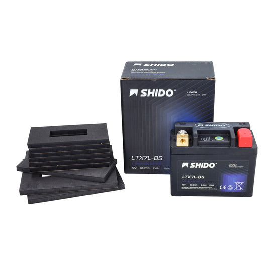 Batterie Shido ytx7l-bs Lithium-Ionen LTX7L-BS euro-4/5 Fly Modell 2012, Primavera, Sprint, Zip 4t