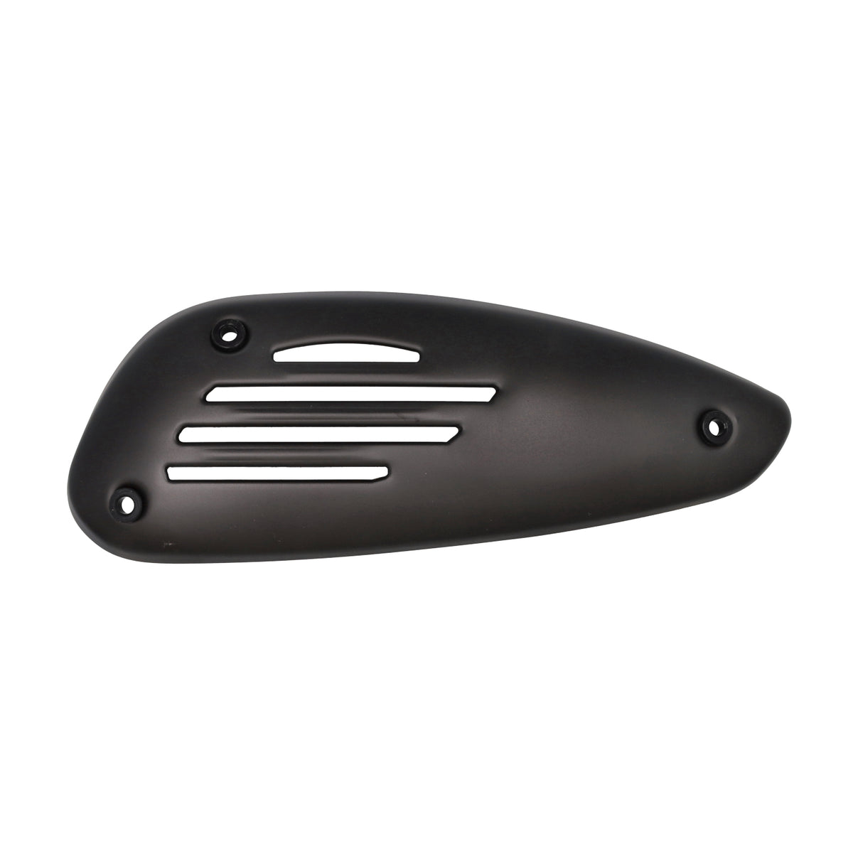 Hitzeschild Auspuff Euro-2 schwarz matt Fly 4t-4v, LX 4t, LXV, Primavera, Sprint, Vespa S