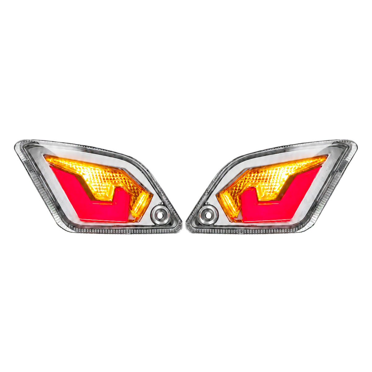 Blinker-Set Power1 LED Euro 4 Evo-2 heller Rauch transparent für Vespa GTS 125–300 (2014–2022) – Artikel 73185