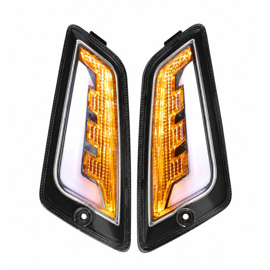 Blinker-Set Power1 LED Euro 4 Evo-2 heller Rauch transparent für Vespa GTS 125–300 (2014–2022) – Artikel 73184
