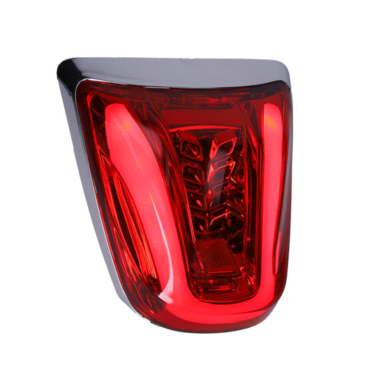 Rücklicht DMP LED Lichtleiter E-Test Felge chrom/rot Glas Primavera, Sprint