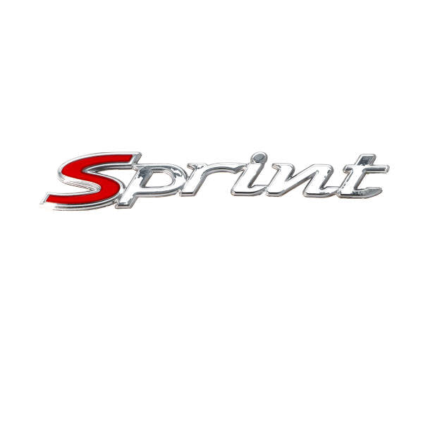 Emblem Schriftzug [Sprint] Seitenwand 115mm Chrom Sprint 50/125/150 1b000943