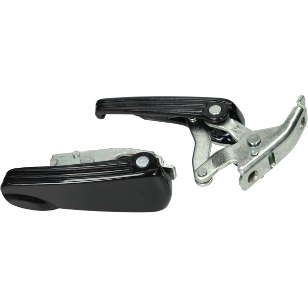 Duo-Fußstützen-Set Vespa schwarz glänzend GTS 125cc, GTS 250cc, GTS super 300cc