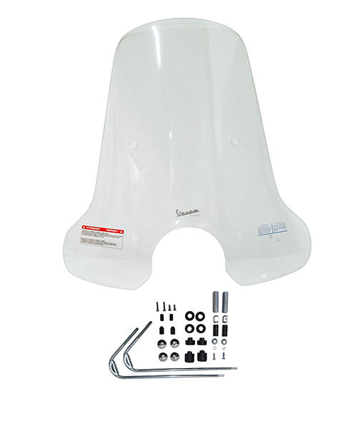 Windschutzscheibe Piaggio Original mit Montageset hoch >2023 farblos GTS 125cc, GTS 250cc, GTS 300 1b006338