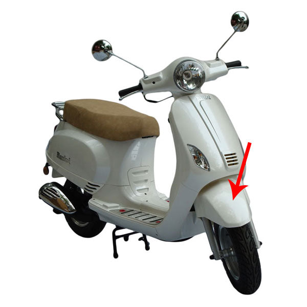 Kotflügel vorne weiß BTC Riva, GTS toscana, china LX/napoli, vx50